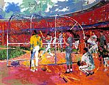 Bay Canvas Paintings - Bay Area Baseball